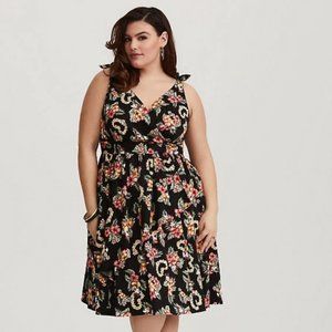 Torrid Disney Retro Mickey Mouse Wrap Dress